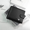 Чоловіче брендове портмоне з монетницею Armani (6604)