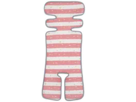 Подкладка для коляски и автокресла FreeON, pink - white Киев