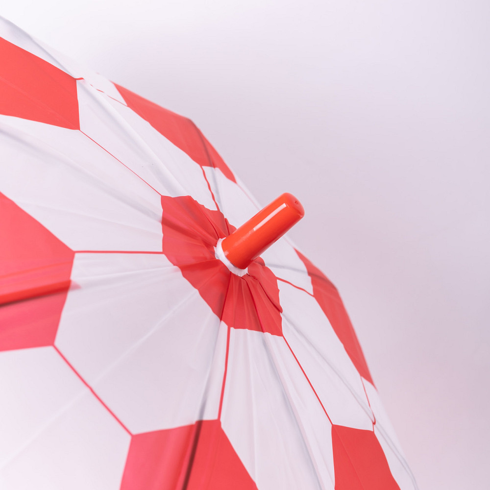 Классический детский зонт-трость полуавтомат из полиэстера 8 спиц диаметр 82 см Красный HP-23-9R Киев - изображение 3