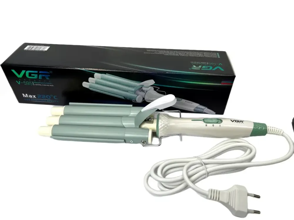 Плойка для завивки волос VGR V-595 длина 3-в-1, керамическое покрытие 20 мм, защита от перегрева, быстрый нагрев. Одесса - изображение 2
