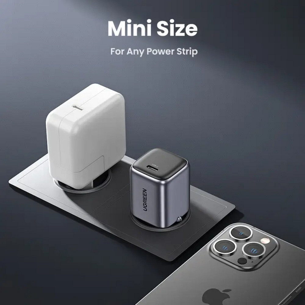 Зарядний пристрій UGREEN CD318 Nexode mini 20W Charger EU (UGR-90664) Киев - изображение 4