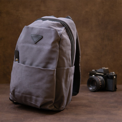 Сумка Vintage Через плечо нейлон Серая (20630) Винница - изображение 4