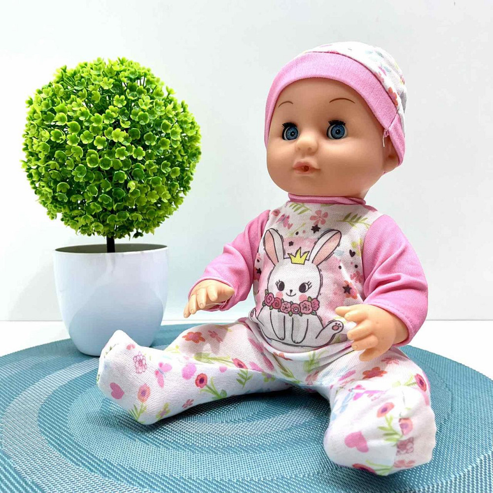 Пупс функціональний п'є-писає в комплекті горщик пляшечка соска підгузник 30 см з аксесуарами Вид 1 (YL2430L-S-DM-UA) Чернигов - изображение 3