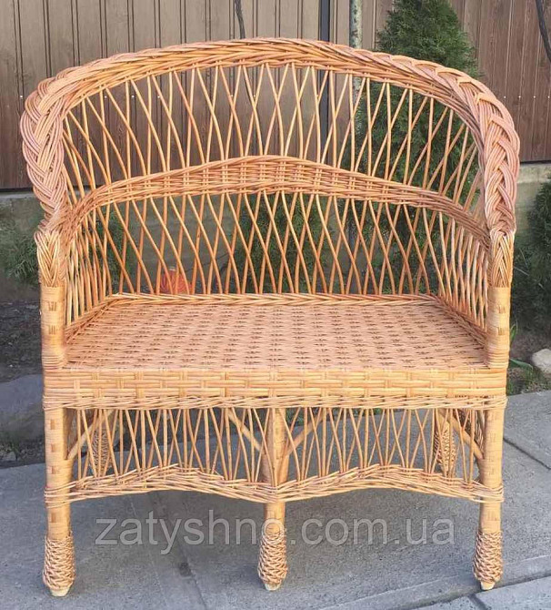 Диван плетеный маленький 100 см Киев - изображение 4