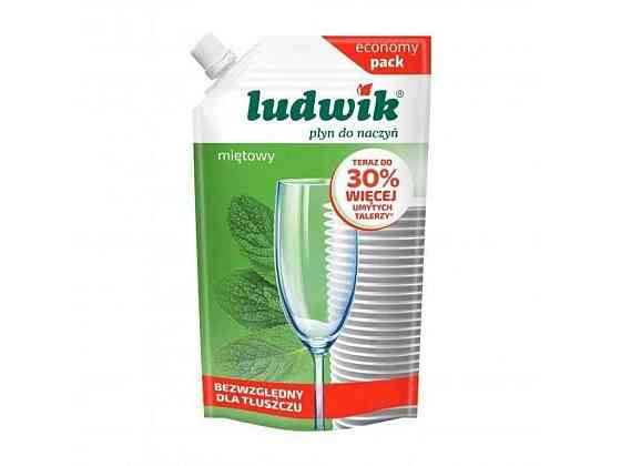 Бальзам для миття посуду 450мл Мята (дой-пак) ТМ LUDWIK Київ