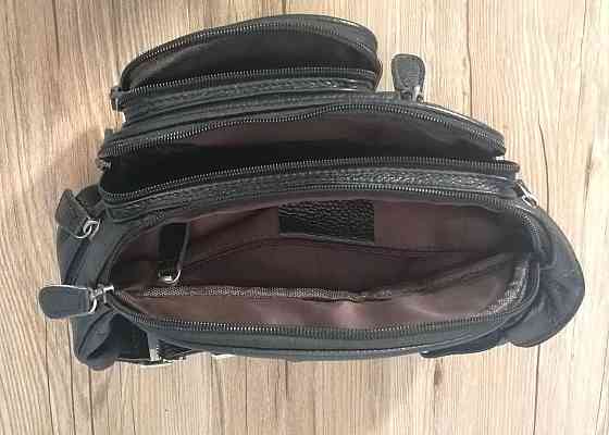 Поясная cумка мужская Черная (Vintage) Киев