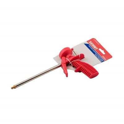 Пистолет для монтажной пены Зеніт пластиковый 260 мм (53001013) Винница - изображение 2