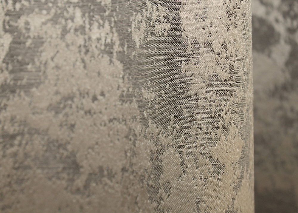 Комплект коротких штор VR-Textil Жаккард Sultan YL № 1208ш Бжево-серый 130х170 см 2 шт (35-0009) Киев - изображение 7