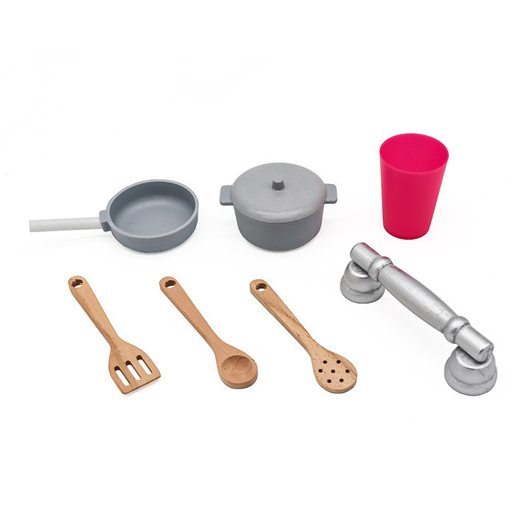 Дитяча дерев'яна ігрова кухня AVKO Ліана Pink звукові та світлові ефекти Київ - фото 10