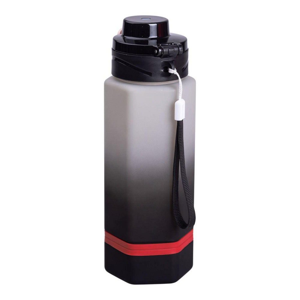 Пляшка для води 650 мл пляшечка з поїлкою для спорту та школи 23 см Keep Going Чорна HP-14-47B Київ - фото 2