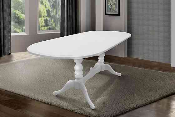 Стіл обідній Вавілон ( 150+40 )*90  білий Киев