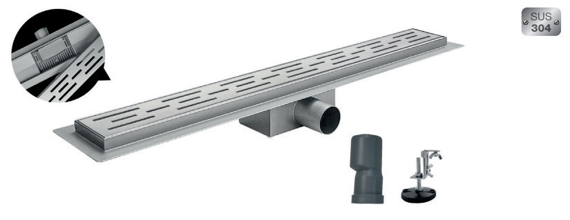 Душовий трап із нержавіючої сталі SUS304 Koer FD01-70x900   ( KR4748 ) 27999 Харьков - изображение 2