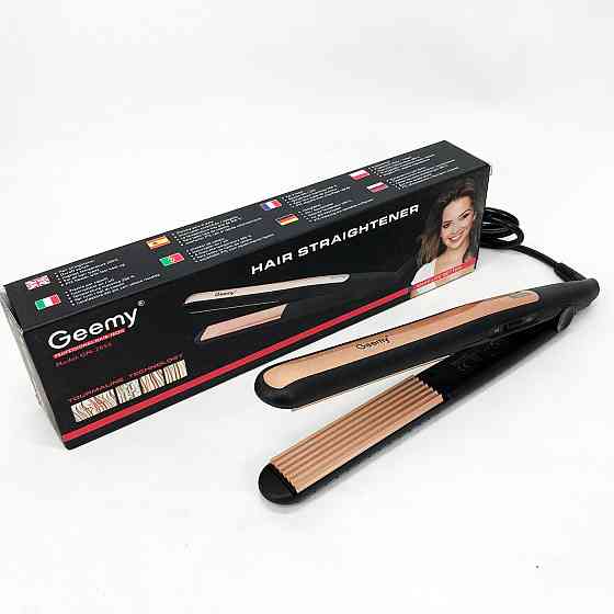 Выпрямитель-гофре для тонких волос Gemei GM-2955W Выпрямитель для волос поездок KI-75 Львов