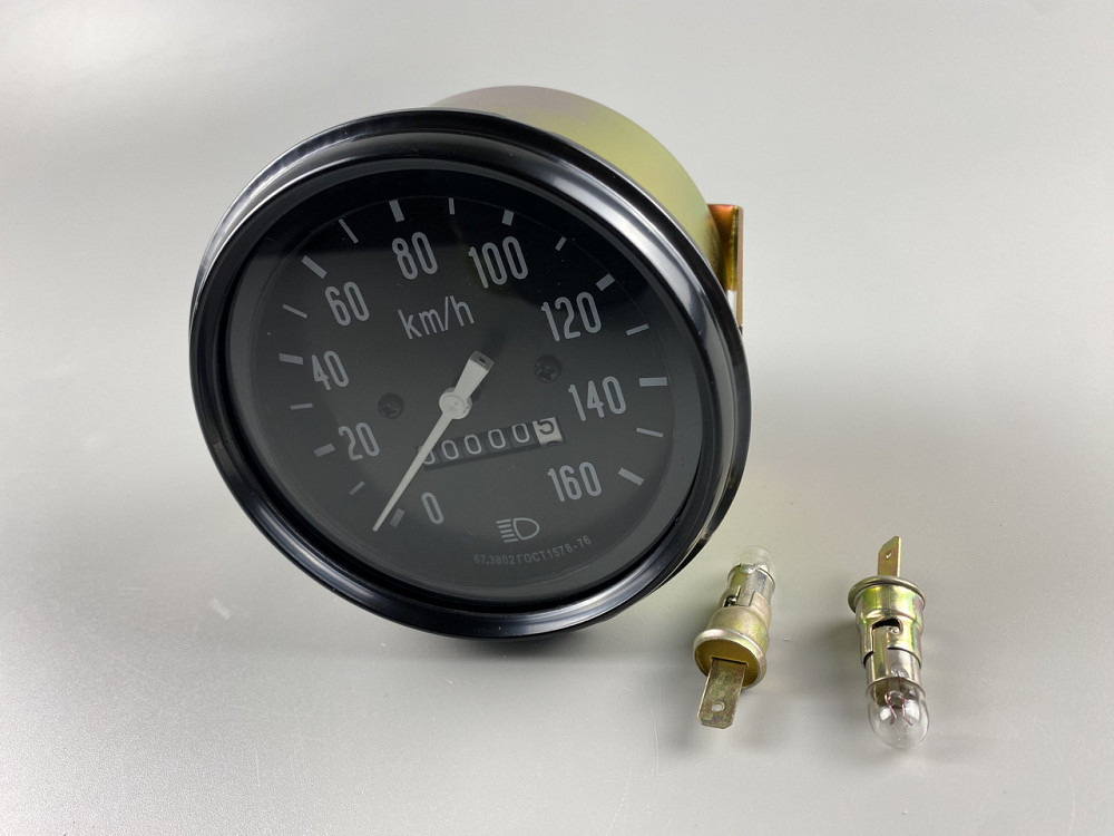 Спідометр механічний ГАЗ-53 УАЗ діаметр 100 мм 0-160 км підсвічування 12В Мукачево - фото 7