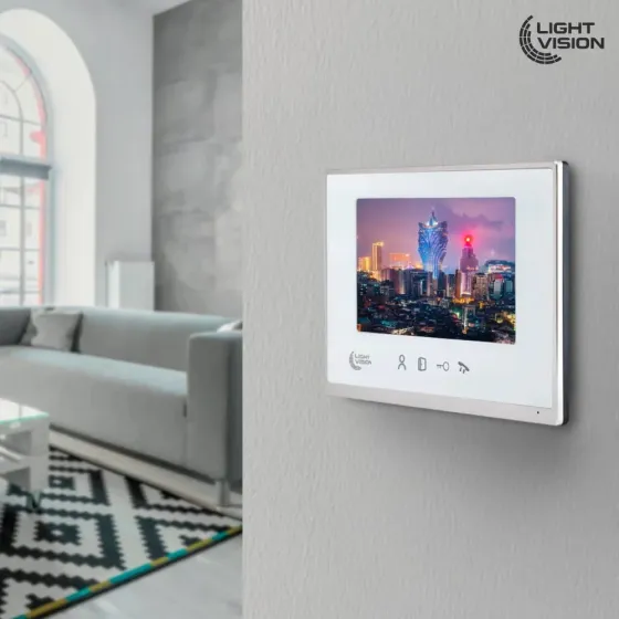 Відеодомофон 7” Light Vision MACAO FHD White (82-00202) Киев