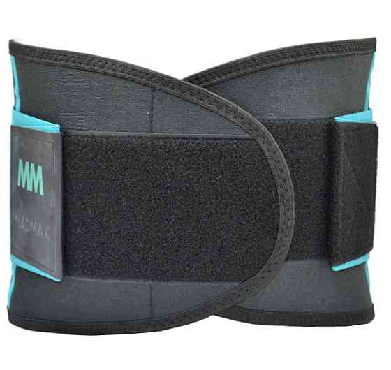 Пояс компрессійний MadMax MFA-277 Slimming belt Black/turquoise M Кам'янське