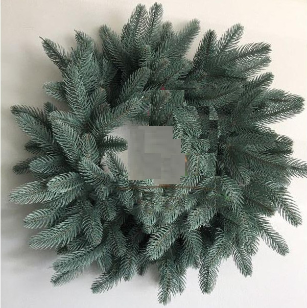 Рождественский венок из хвои Премиальный литой 45 см (Голубой) Киев - изображение 2