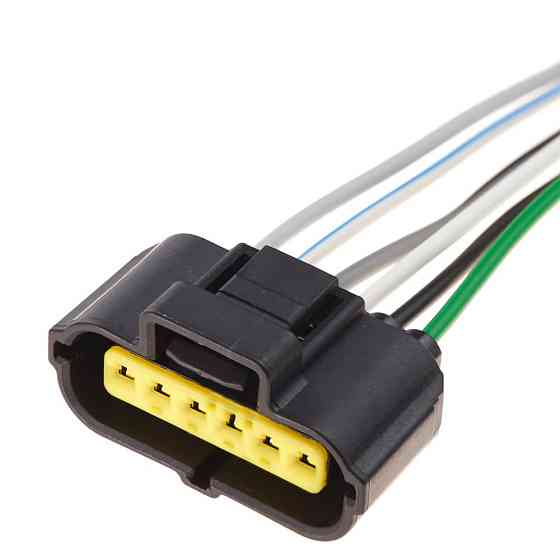 Разъем коннектор с проводом, 6-кон., Педаль Акселератора, 184060-1, TE Америка, Корея, Япония Ford, Hyundai, Kia, Mazda Киев