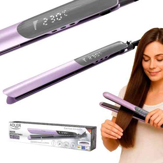 Плойка-випрямляч, Щітка-випрямляч для укладання волосся, Випрямляч для волосся з турмаліном NV-37 Львів