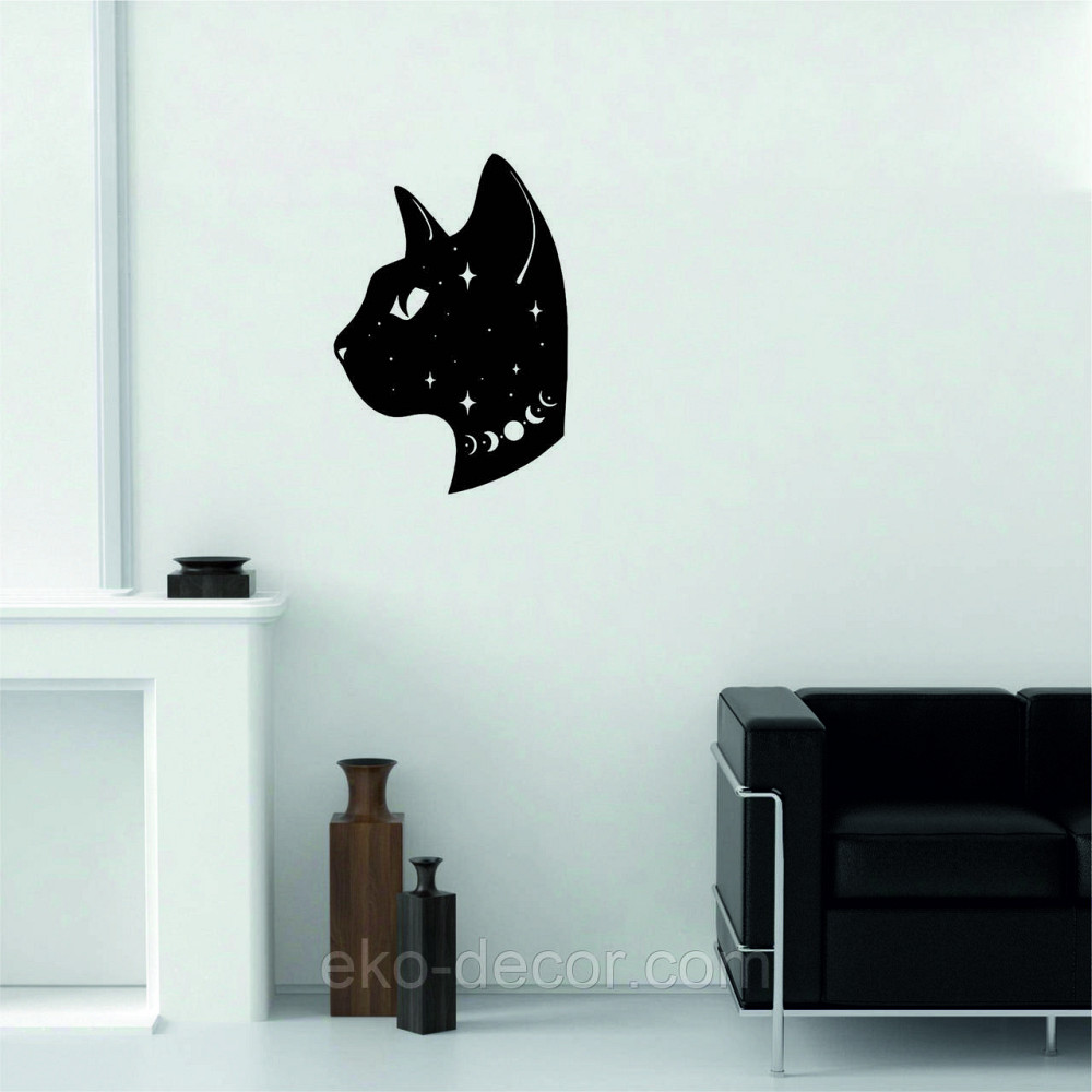 Декоративне настінне 3D Панно «Кіт» Декор на стіну з об'ємом Київ - фото 10