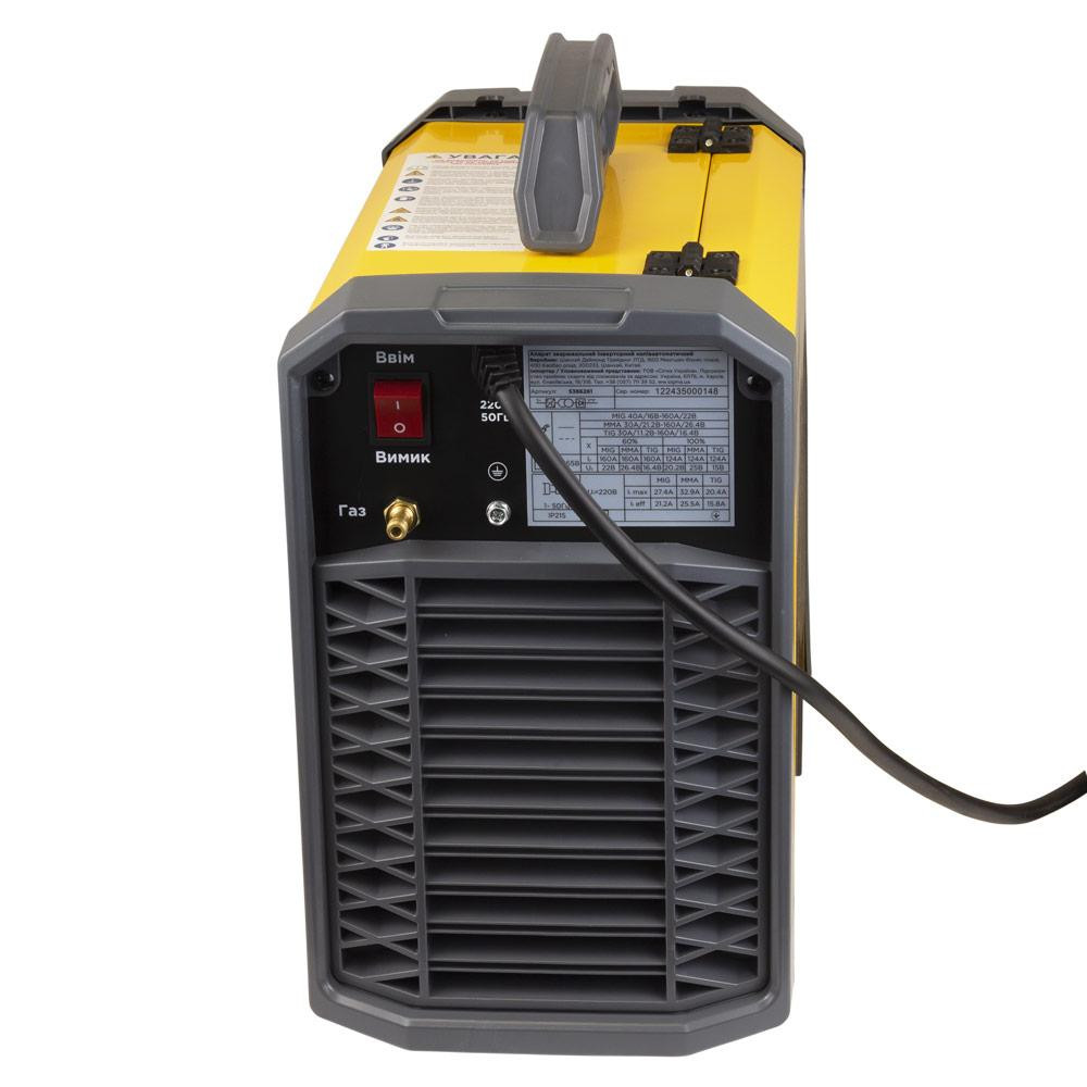 Апарат зварювальний інверторний напівавтомат MIG/MMA-160А електрод 4 мм дріт 0.8-1 мм LED SIGMA (5386261) Київ - фото 6