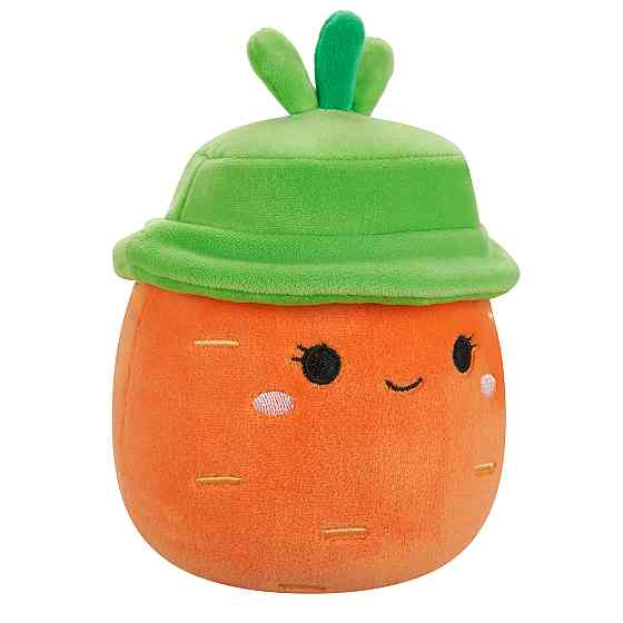 М'яка іграшка Squishmallows - Морквина Кароліна в капелюсі (13 cm) Дніпро