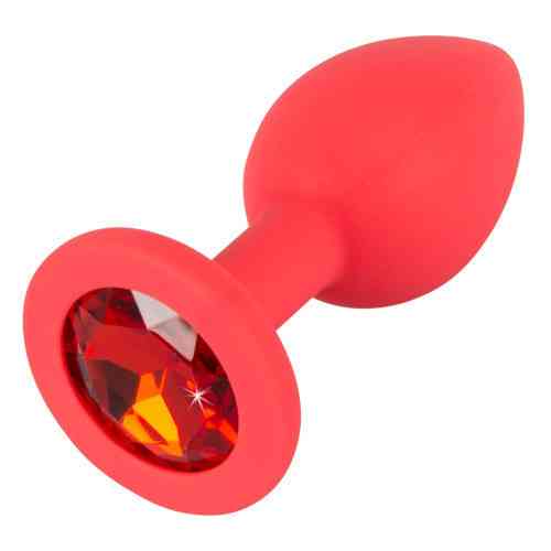 Анальна пробка - Colorful Joy Jewel Red Plug Small Sex Aura Київ