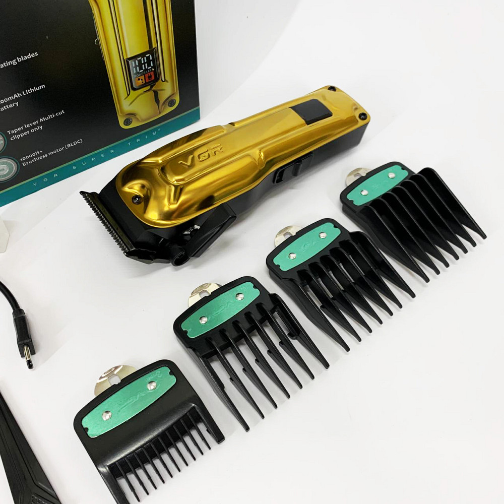 Професійний тример з насадками, Машинка для стрижки на акумуляторі, Тример бездротовий AF-59 Івано-Франківськ - фото 4