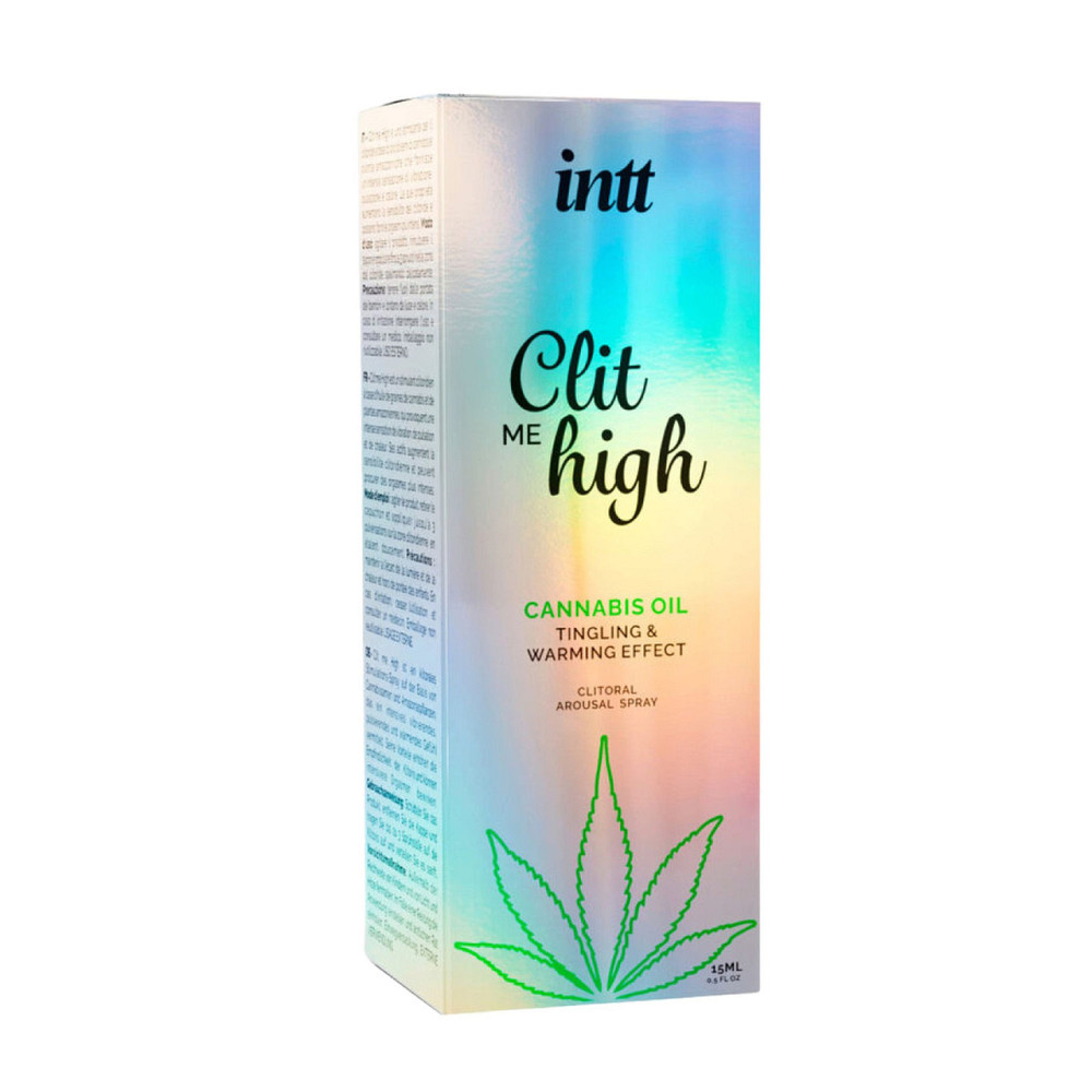 Збуджуючий спрей для клітора - Intt Clit Me High Cannabis Oil Tingling and Warming Effect, 12 мл Sex Aura Київ - фото 7