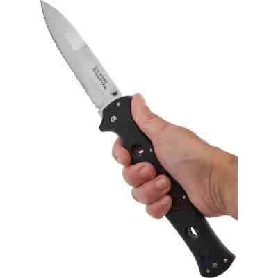Нож Cold Steel Counter Point XL Serrated Black (CS-10AAS) Винница