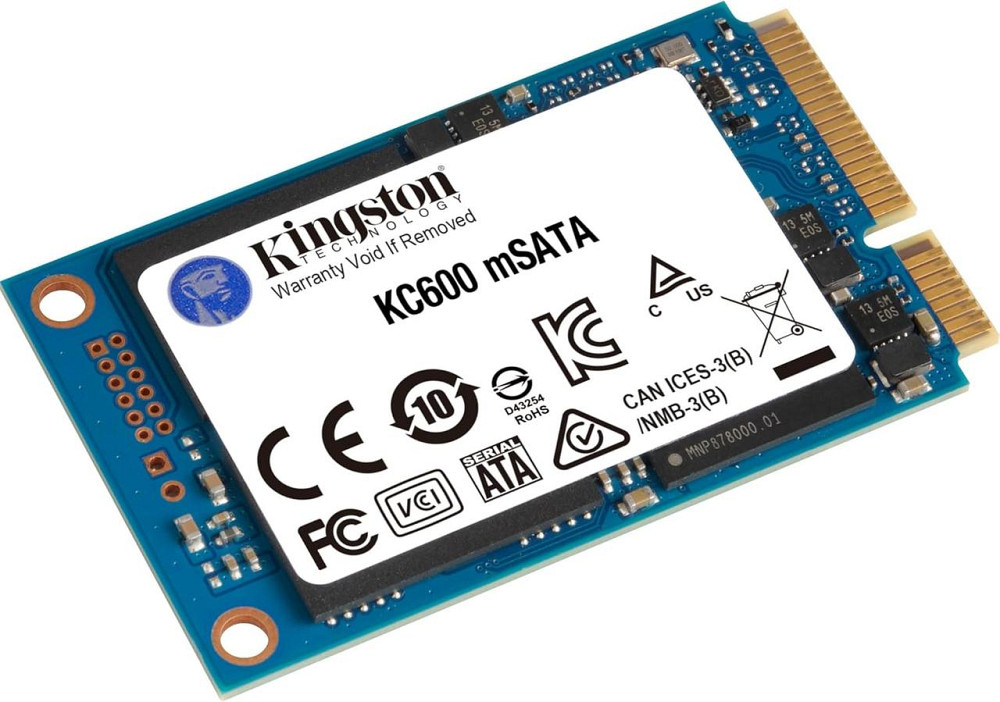 SSD Kingston KC600 256GB mSATA SATA3 внутрішній для ноутбука та ПК чорний Київ - фото 1