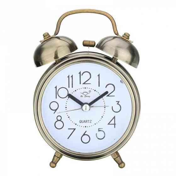 Будильник ретро Медный Janel bronze 12 см Винница