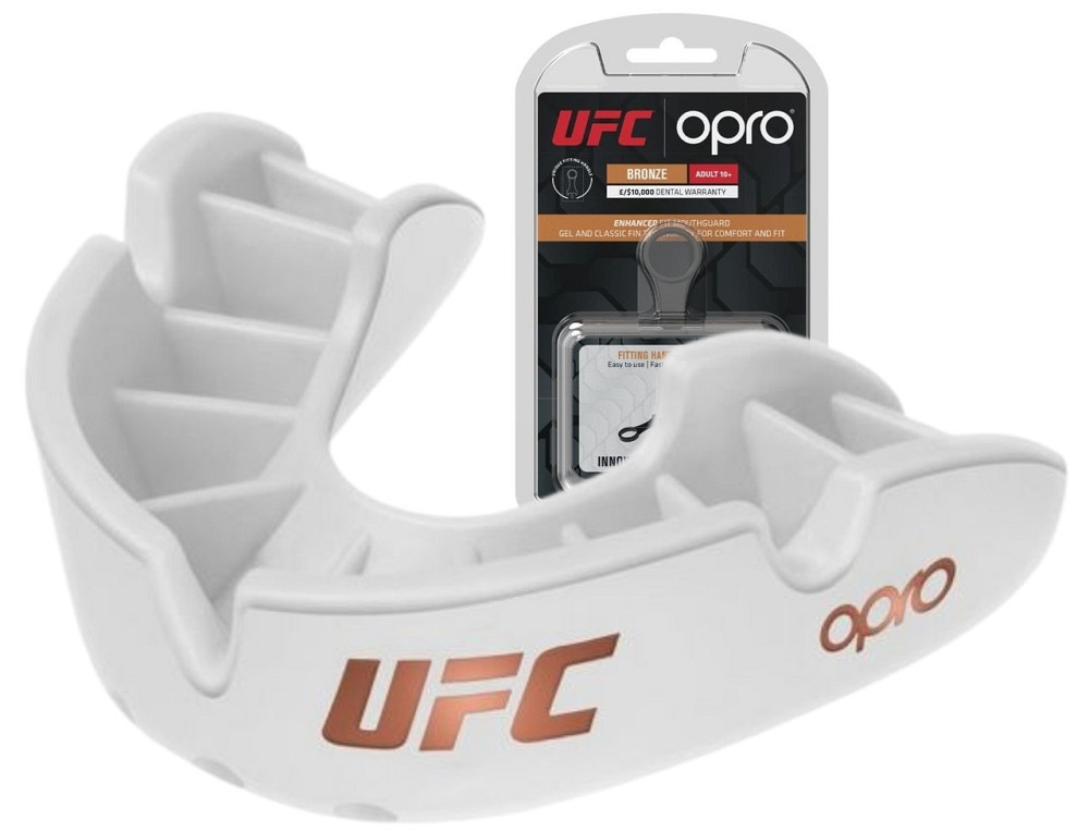 Капа OPRO Bronze UFC доросла (вік 11+) White (ufc.102512003) Луцк - изображение 1