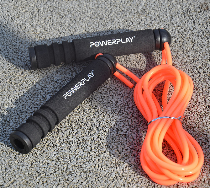 Скакалка PowerPlay 4205 Classic Plus Jump Rope Помаранчева (2,7m.) Кам'янське - фото 7