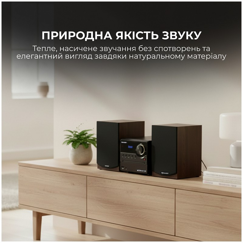 Мікросистема Sharp Micro Sound System Brown (XL-B517D(BR)) ( 18632 ) Харьков - изображение 9