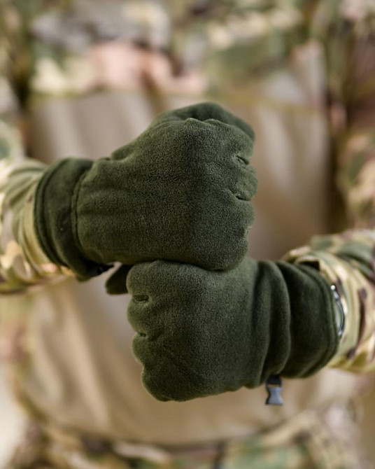 Рукавички флісові олива ВТ6768 Одеса - фото 3