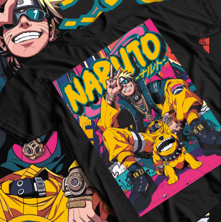 Футболка аниме Аниме Дог Манга Ессентиал оверсайз (S/M/L) Черний AnimeJ0698 Днепр