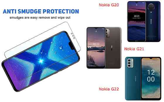 Защитное стекло NeoGlass для Nokia G20, Nokia G21, Nokia G22 – ультрапрозрачное и устойчивое Киев
