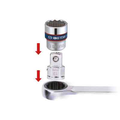 Тримач для біт KING TONY 3/8" шестигранний 13 мм (373203R) Вінниця