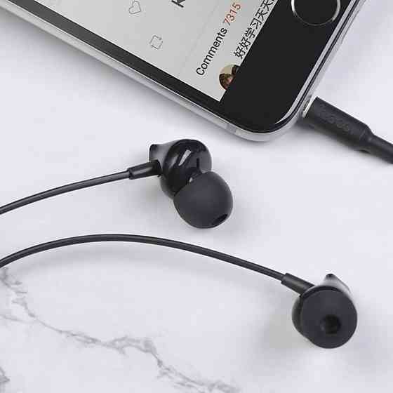 Навушники HOCO M60 Perfect sound universal earphones with mic Black Киев