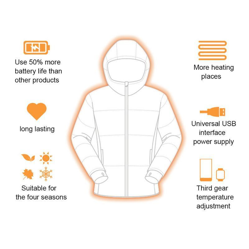 Мужская  стеганая куртка с подогревом от повербанка AZT Киев - изображение 4