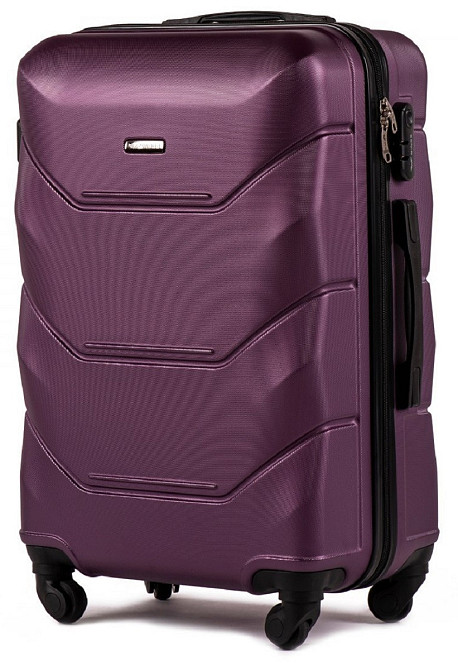 Чемодан пластиковый WINGS 147 большой 75 см фиолетовый Киев - изображение 1