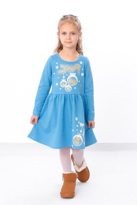 Платье для девочки теплое 