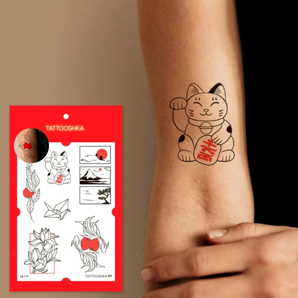 Набор временных татуировок ASIAN MOOD LB-177 Винница - изображение 2