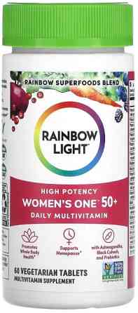 Мультивитамины для женщин 50+ Rainbow Light Women's One 50+ 60 таб Киев