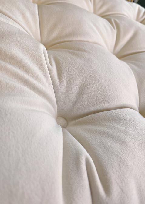 Подушка для стільців (40x40х5 см) Decorator Velour колір молочний 84-105 Київ - фото 2