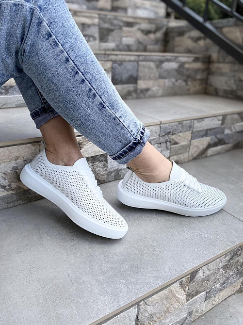 GREMMY Кеди жіночі GREMMY 98 білі (весна-літо, шкіра натуральна) (4404) Коломыя - изображение 6