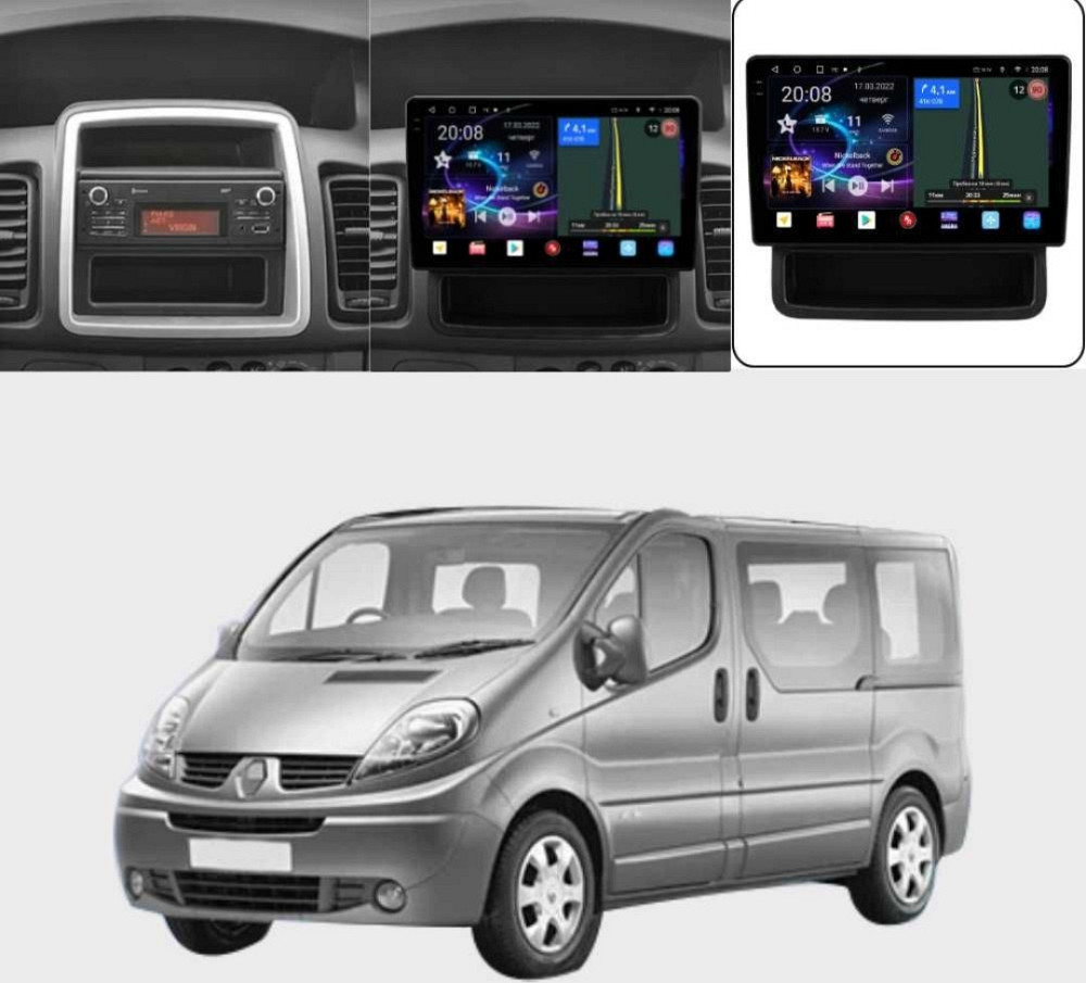 Магнитола Mekede для Opel Vivaro Renault Trafic Primastar CarPlay USB. Харьков - изображение 4