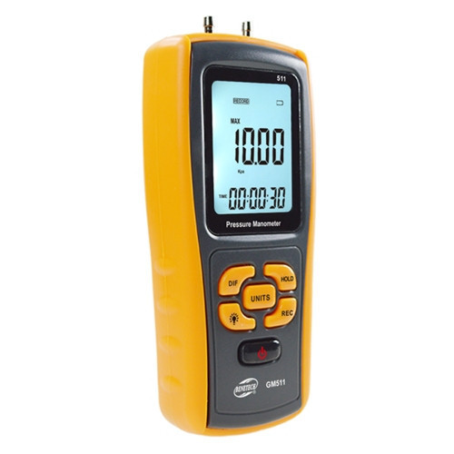 Диференціальний мікроманометр USB, ±10 кПа BENETECH GM511 Чернігів - фото 1