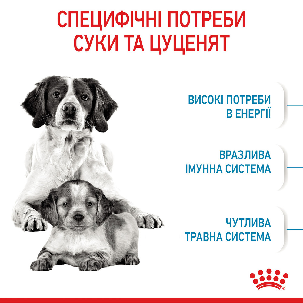 Корм для щенков средних пород ROYAL CANIN MEDIUM STARTER 1.0 кг Киев - изображение 4